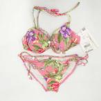 [ б/у * не использовался товар ] O'Neill бикини купальный костюм 9Mwa ушные накладки имеется цветочный принт PNK 663-800 женский ONEILL