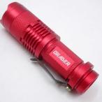 [ б/у ]Orader LED мигающий свет ручной фонарь миниатюрный * легкий высокая яркость мощный водонепроницаемый предотвращение бедствий Q5 LED compact zoom функция красный 