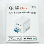 [ б/у * не использовался товар ]Qubii Duo TypeA смартфон автоматика резервная копия устройство для считывания карт белый microSDHC карта 64GB приложен ios / Android