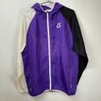 [ б/у ] разрозненный isombla Zip выше нейлон жакет f-tiXL лиловый мужской футбол футзал ветровка 
