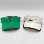[ б/у ][2 позиций комплект ] Nike FILA колпак козырек шляпа 57-59cm женский спорт теннис одежда 