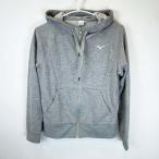 [ б/у ] Mizuno спортивная фуфайка Parker M серый 32MC8360 женский MIZUNO Zip выше Parker тренировка одежда 