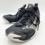 [ б/у ] Mizuno ue-bmo- men tam3 волейбол обувь 26.5cm черный / белый V1GA231252 MIZUNO