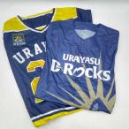 [ б/у ][2 позиций комплект ] URAYASU Urayasu D-ROCKS регби Baseball рубашка отвечающий . рубашка XL Japan регби Lee g one 