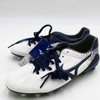 [ б/у ] Mizuno футбол шиповки mona Lucida NEO PRO 24.5cm белый темно-синий P1GA192214 мужской MIZUNO.. земля натуральный газонная трава искусственный газон 