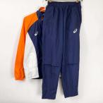 [ б/у ][ верх и низ в комплекте ] Asics книга@. город станция .....RC команда ветровка M asics