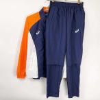 [ б/у ][ верх и низ в комплекте ] Asics книга@. город станция .....RC команда ветровка L asics