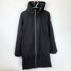 [ б/у * не использовался товар ]NOEL ASMARno L as Maar Zip выше жакет пальто с капюшоном S черный AE1845 женский верховая езда верховая езда 