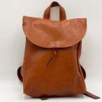 [ б/у ]Stitch стежок натуральная кожа рюкзак сумка Camel 