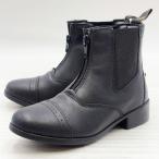 【中古】ダブリン Dublin 乗馬 ショートブーツ ジョッパーブーツ EUR32 ブラック キッズ 馬術