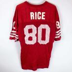 [ б/у ]NFL 49ers Сан-Франциско four tinaina-z форма джерси #80 RICE Jerry рис американский футбол 