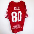 [ б/у ]NFL 49ers Сан-Франциско four tinaina-z форма джерси #80 RICE Jerry рис XL автограф автограф американский футбол 
