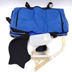 [ б/у ][ комплект ]tsusa сумка-сетка маска воздуховод "snorkel" капот TUSA дайвинг с аквалангом 