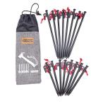 [ б/у ]YOGOTO колок 30cm 8шт.@20cm 8шт.@ с футляром 