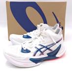 [ б/у ] Asics волейбол обувь METARISE 2me треска iz28.5cm белый голубой 1051A089-101 asics