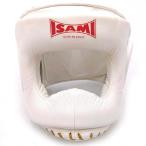 [ б/у ]ISAMIisami headgear full-face S белый бокс боевые искусства 