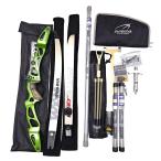 【中古】HOYT/ホイット GMX アーチェリー ハンドル H25 W&W WINACT リム HMC LESS VIBRATION スタビライザー 他 アーチェリー 道具一式