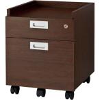 Ｒ・Ｆ・ヤマカワＳＨ ノルムデスク　２段ワゴン　ダーク