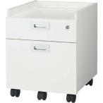 Ｒ・Ｆ・ヤマカワＳＨ ノルムデスク　２段ワゴン　ホワイト