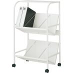 Ｆ．Ｍ．Ｌ 傾斜ファイルワゴンＮ　天板付き　２段