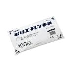 川西工業 ポリエチレン手袋　外エンボス　ブルー　Ｌ　１０袋