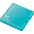 エレコム ＳＤケース　プラスチックタイプ／ブルー１２枚収納