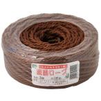 申込期間26年07月30日13時まで_加藤伝蔵商店 庭園ロープ　茶　３ｍｍ×１００ｍ_取寄商品