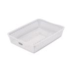 サンコープラスチック フランクバスケット　Ａ４　ホワイト　５個入