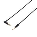  Elecom φ3.5AUX кабель L type 1.0m черный 