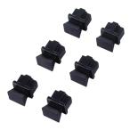  Elecom RJ45 пыль покрытие ( чёрный *6 шт )
