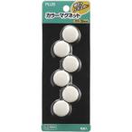 プラス カラーマグネットＣＰ−０２０Ｍ　ホワイト　６個