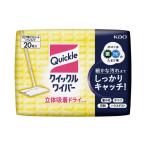 ショッピングクイックルワイパー 花王 クイックルワイパー　立体吸着ドライシート　２０枚入