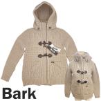 ショッピングダッフル 新品 バーク ダッフルコート BARK 42bd9000 アウター コート ニット フード付き Sサイズ Mサイズ サンドベージュ レディース ブランド ショップ袋付き