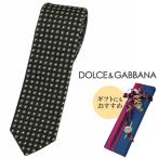  Dolce & Gabbana бренд галстук GT149E DOLCE&GABBANA Dolce&Gabbana высококлассный шелк 100% узкий галстук черный чёрный 03903
