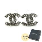 シャネル ピアス CHANEL アクセサリー ココマーク CC スタッドピアス シルバー 両耳 ロゴ A34405 Y02003 Z0042 レディース ブランド