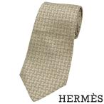  галстук Hermes мужской шелк мелкий рисунок . какой . рисунок ja карта оттенок бежевого HERMES широкий галстук 