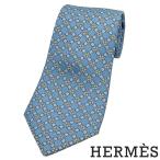  галстук Hermes мужской шелк мелкий рисунок . какой . рисунок голубой бледно-голубой 978SA HERMES широкий галстук 