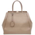 フェンディ トートバッグ FENDI バッグ 8BH251 トゥージュール 2JOURS レザー 革 ベージュ シンプル A4 ビジネス レディース ブランド