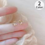 Yahoo! Yahoo!ショッピング(ヤフー ショッピング)スタッドピアス アクセサリー レディース キャッチピアス ラインストーン 猫 ネコ 月 かわいい おしゃれ プレゼント ギフト 贈り物 女性用 婦人用