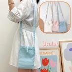 ミニショルダーバッグ ポシェット サコッシュ スマホポーチ 女性 キャンバス 斜めがけ 肩掛け 軽量 大容量 小物入れ 無地 縦型 薄型スリム