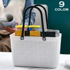 かごバッグ Lサイズ レジカゴ エコバッグ ショッピングバッグ マイバッグ お買い物カゴ 洗濯 バスケット マチ広 大容量 軽量