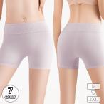 ボックスショーツ レディース 女性 下着 インナー ボーイレッグ ペチパンツ タップパンツ ボクサーパンツ 3分丈 ハイウエスト 無地 単色 シンプル