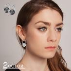 フープピアス レディース アクセサリー リング ビーズ 上品 おしゃれ かわいい プレゼント ギフト 女性 ファッション小物