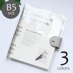 ルーズリーフ B5サイズ 9穴 クリアバ