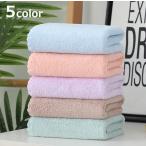 ショッピングフェイスタオル フェイスタオル タオル バス用品 キッチン 洗面所 35 75cm カラータオル ふわふわ かわいい シンプル 無地 パステルカラー ピンク グリーン