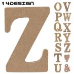 ALPHABET LETTER алфавит письмо произведение искусства Британия знак большой знак O~Z из дерева MDF натуральный интерьер дерево 