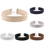  короткое колье искусственная кожа колье короткое колье колье под замшу искусственная кожа женский модные аксессуары аксессуары костюмированная игра одноцветный sin