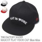帽子 コットンキャップ THE FACTORY MADE ザファクトリーメイド Team Mascot Flat Visor Cap FM741 オールシーズン メンズ ユニセックス