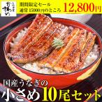 2日間限定タイムセール 限定40セット 訳あり 国産 うなぎ 蒲焼き 10本 うなぎ屋かわすい 訳アリ 小さめサイズ 鰻 ウナギ ひつまぶし 数量限定 夏の土用丑 お中元