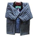  мужской Kurume хантен хлопок inserting ..NO9 ручная работа половина небо M~L F размер сделано в Японии мягкое кимоно chanchanko Kurume meido in Japan часть магазин надеты 